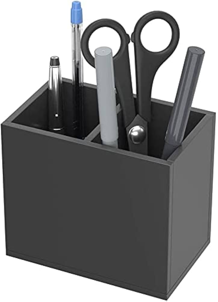 Compact Black Office Stand